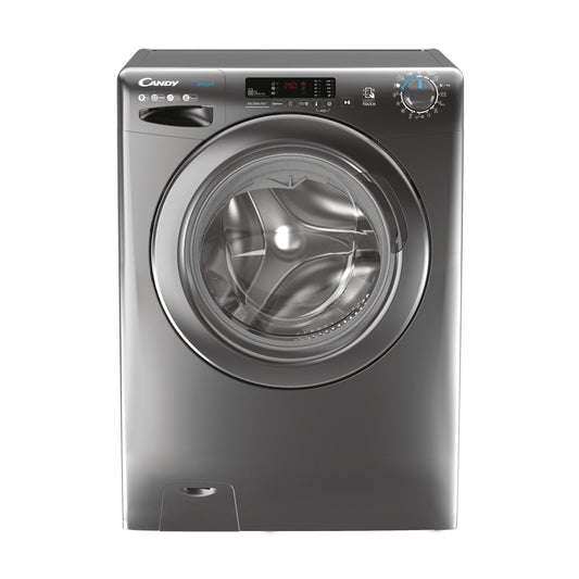 Candy Smart, Lavatrice Carica Frontale 9 KG, Classe B, 1200 giri, Antracite, Wi-Fi, CS 1292DWRR4/1-S
