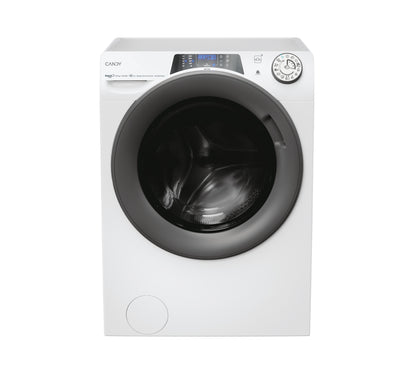 Candy RapidÓ PRO , Lavasciuga Slim 8+5 KG, 30% più efficente della classe A, 1400 giri, Bianco, Inverter, Vapore, Wi-Fi, RPW4856BWMR9/1-S