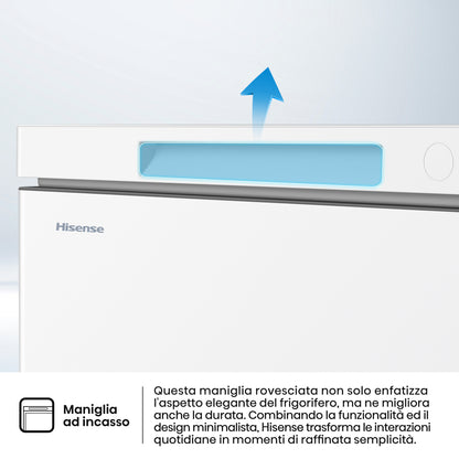 Hisense FT145N1AWE congelatore Congelatore a pozzo Libera installazione 141 L Bianco