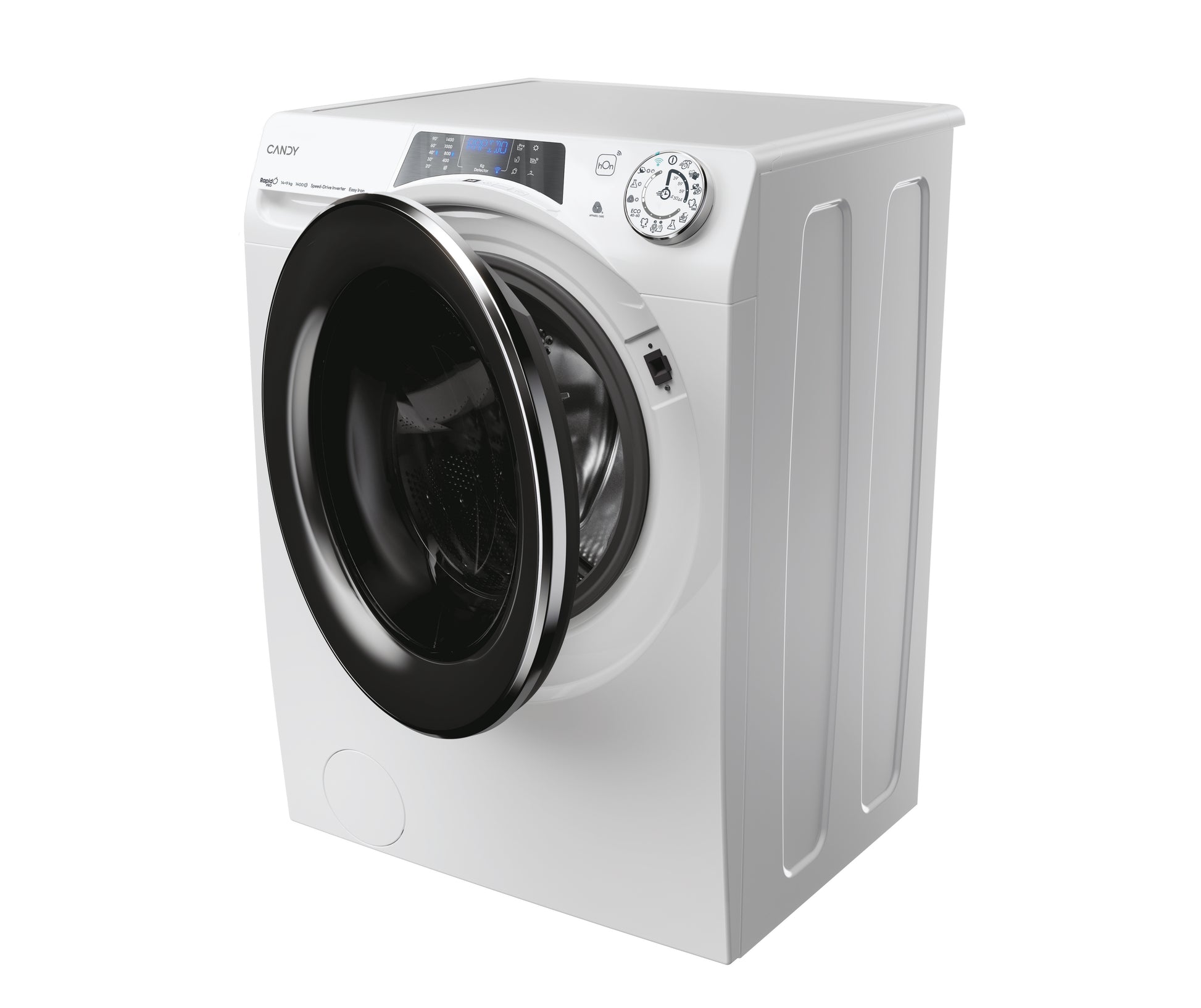 Candy RapidÓ PRO , Lavasciuga 14+9 KG, Classe A, 1400 giri, Bianco, Inverter, Vapore, Wi-Fi, RPW41496BWMBC-S