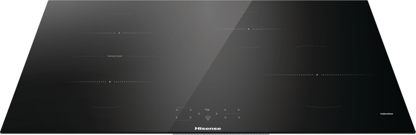 Hisense HI8421BSC Nero Da incasso 80 cm Piano cottura a induzione 4 Fornello(i)