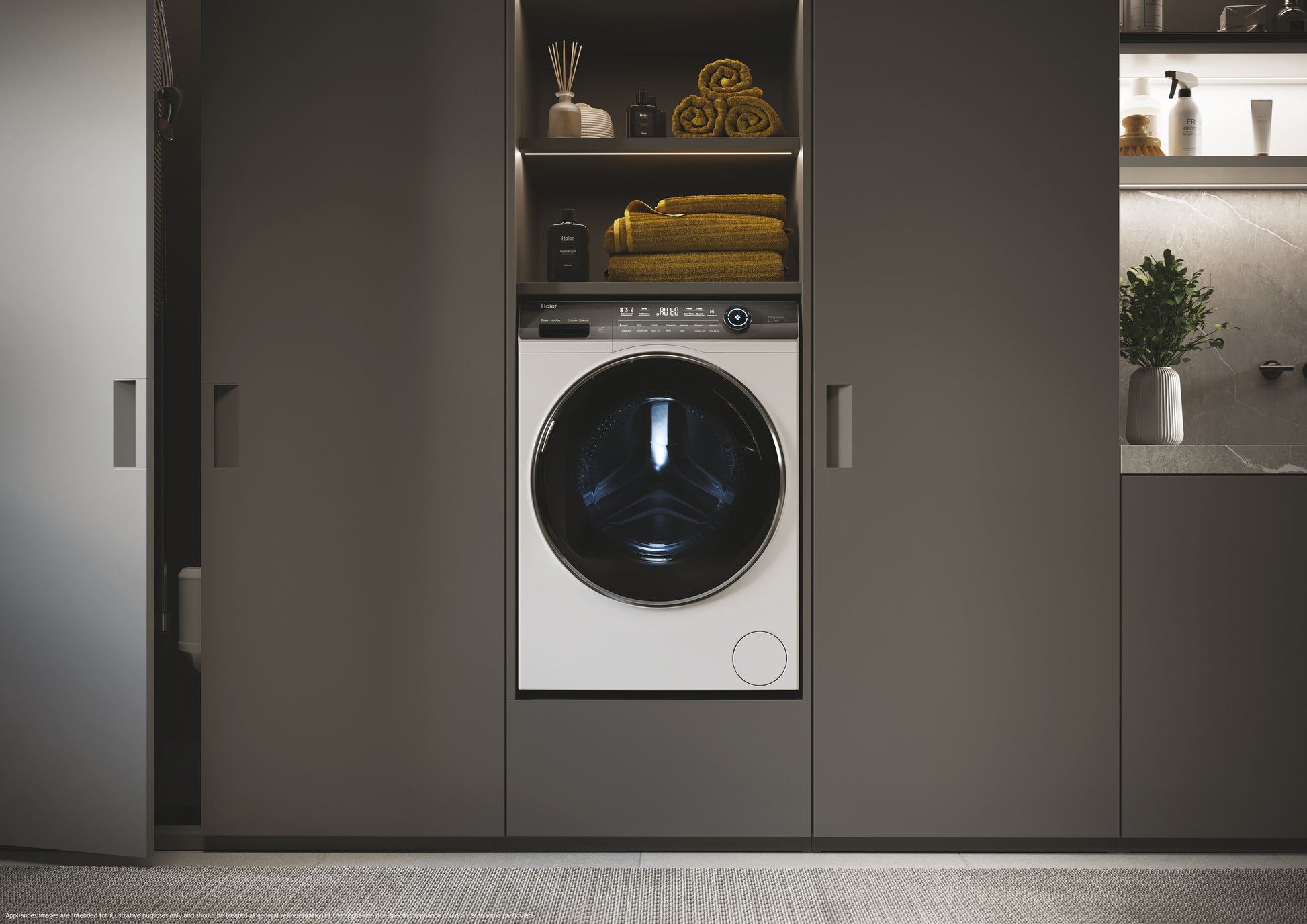 Haier I-Pro Serie 7 Plus, Lavasciuga 9+6 KG, 10% più efficente della classe A, 1400 giri, Bianco, Direct Motion, Refresh, Wi-Fi, HWD90-B14979EUIT
