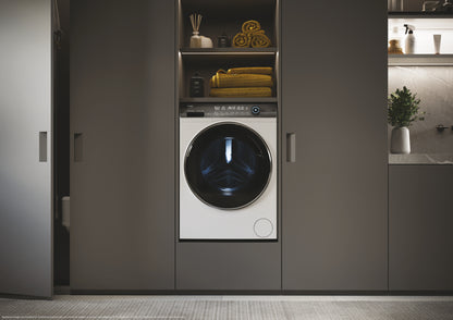 Haier I-Pro Serie 7 Plus, Lavasciuga 9+6 KG, 10% più efficente della classe A, 1400 giri, Bianco, Direct Motion, Refresh, Wi-Fi, HWD90-B14979EUIT