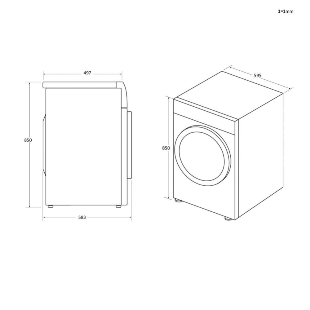 Haier I-Pro Series 7 Plus I-Pro Serie 7 Plus, Lavatrice Carica Frontale 10 KG, Classe A, 1400 giri, Antracite, Direct Motion, Refresh, Wi-Fi, HW100BD14IGISUIT