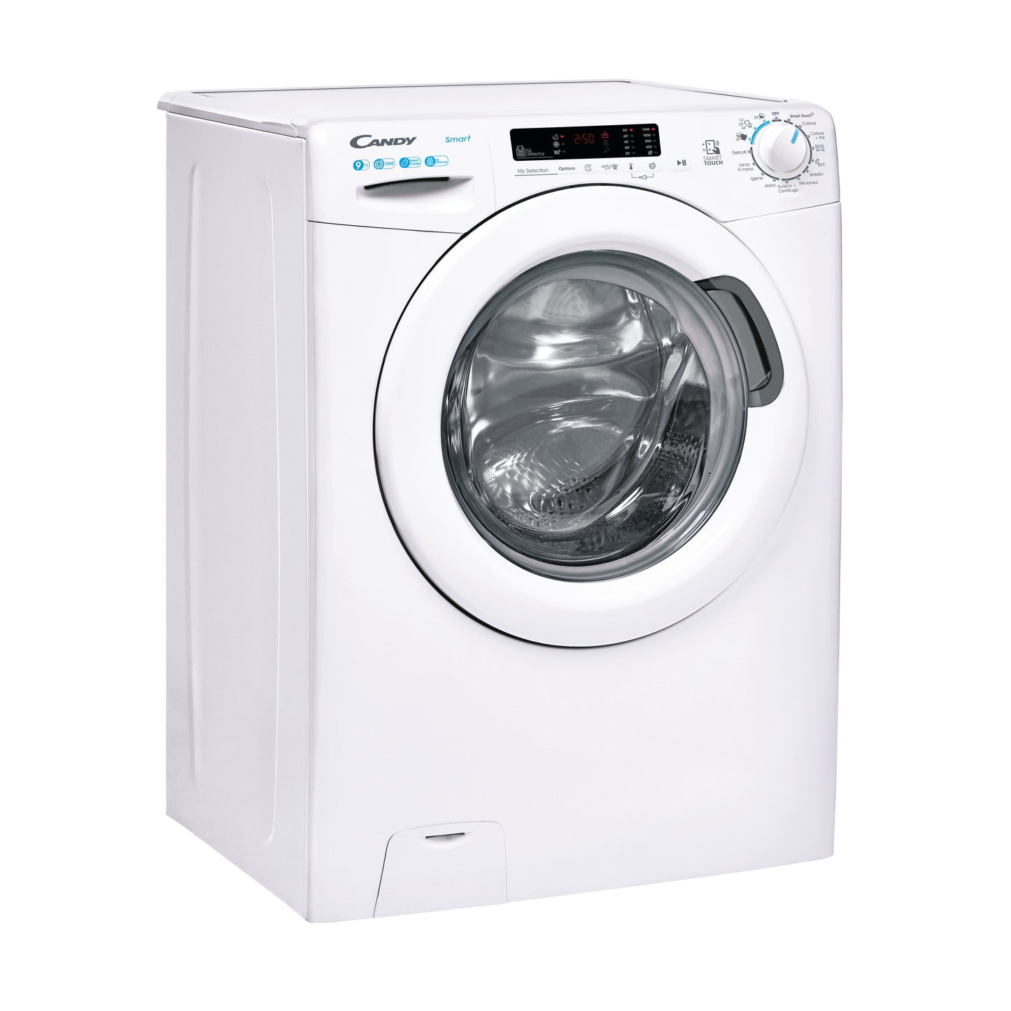 Candy Smart , Lavatrice Carica Frontale 9 KG, Classe B, 1200 giri, Bianco, Wi-Fi, CS1292DW4/1-11