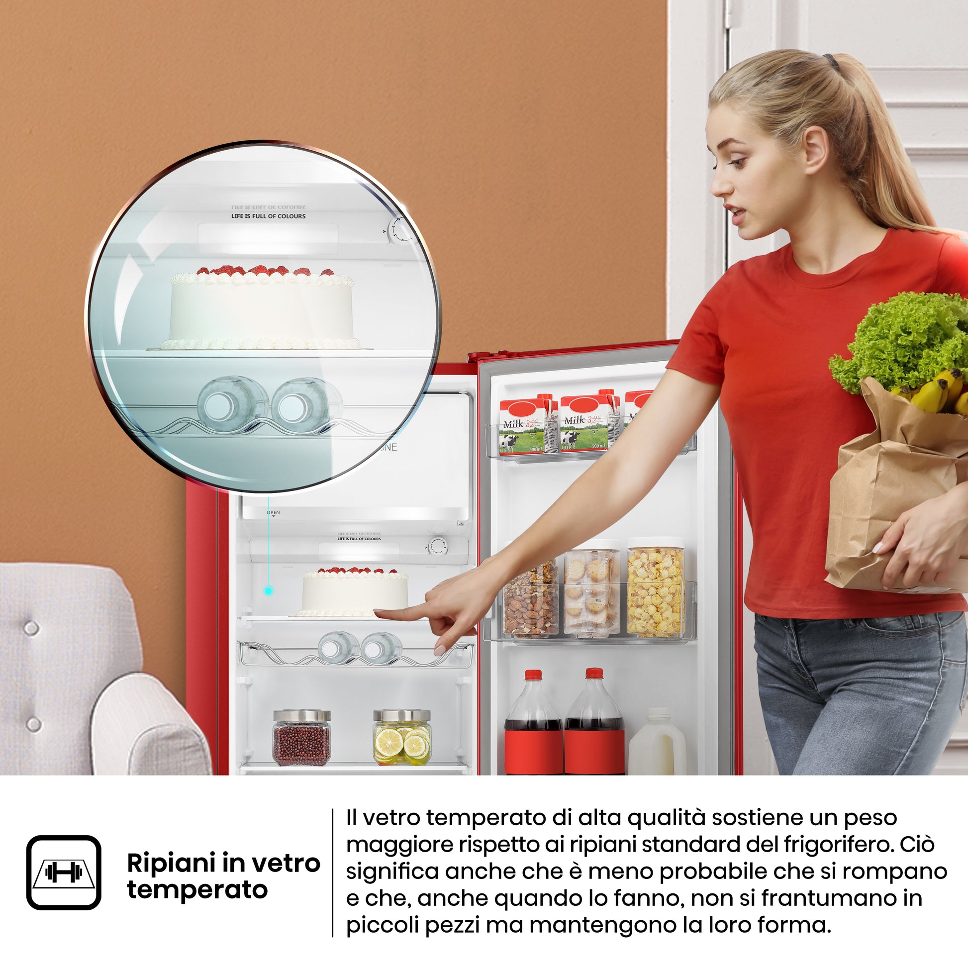 Hisense frigorifero RR220D4ERE libera installazione 165L Classe E