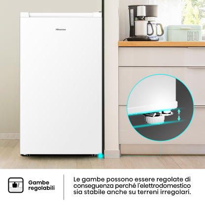 Hisense congelatore verticale FV78D4AWE 61L Classe E Porta Reversibile