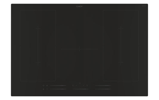 Candy Comfort CIFS85MCTT/1 Nero Da incasso 77 cm Piano cottura a induzione 5 Fornello(i)