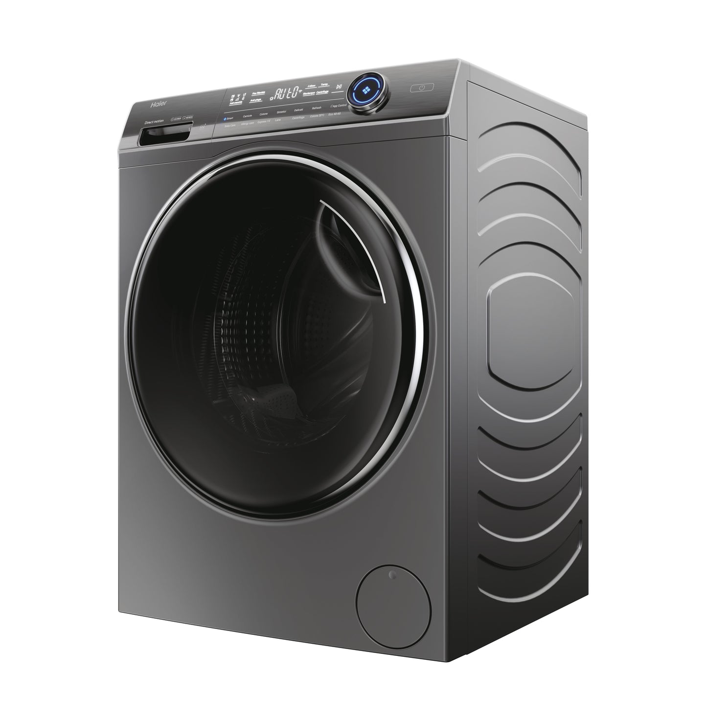 Haier I-Pro Series 7 Plus I-Pro Serie 7 Plus, Lavatrice Carica Frontale 10 KG, Classe A, 1400 giri, Antracite, Direct Motion, Refresh, Wi-Fi, HW100BD14IGISUIT