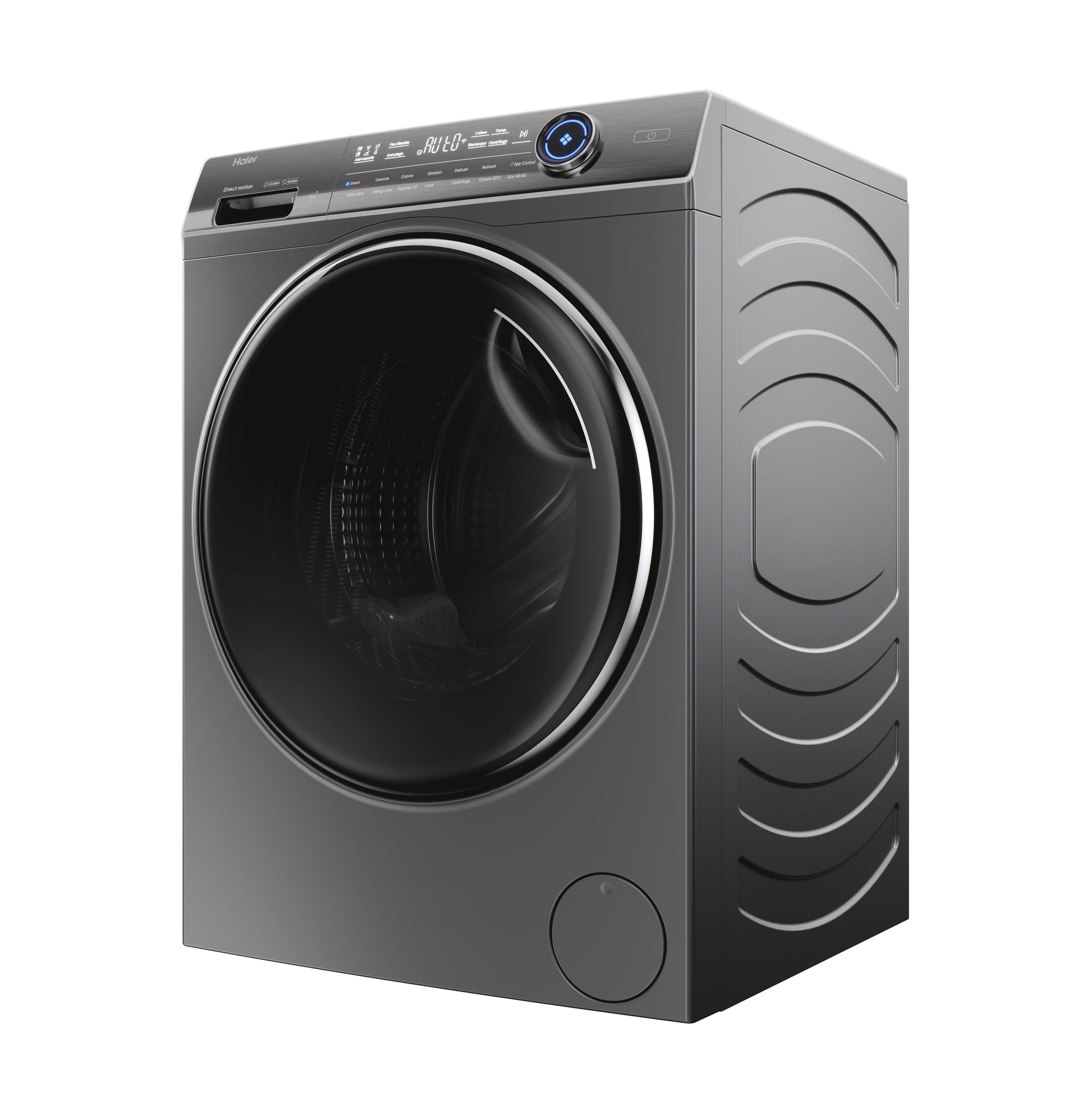 Haier I-Pro Series 7 Plus I-Pro Serie 7 Plus, Lavatrice Carica Frontale 10 KG, Classe A, 1400 giri, Antracite, Direct Motion, Refresh, Wi-Fi, HW100BD14IGISUIT