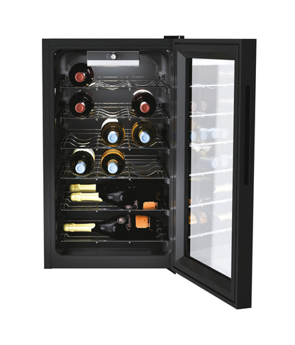 Candy CWC 021 M/NF Cantinetta vino con compressore Libera installazione Nero 21 bottiglia/bottiglie