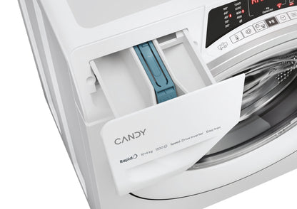 Candy RapidÓ ROW51066DWMST-S lavasciuga Libera installazione Caricamento frontale Bianco