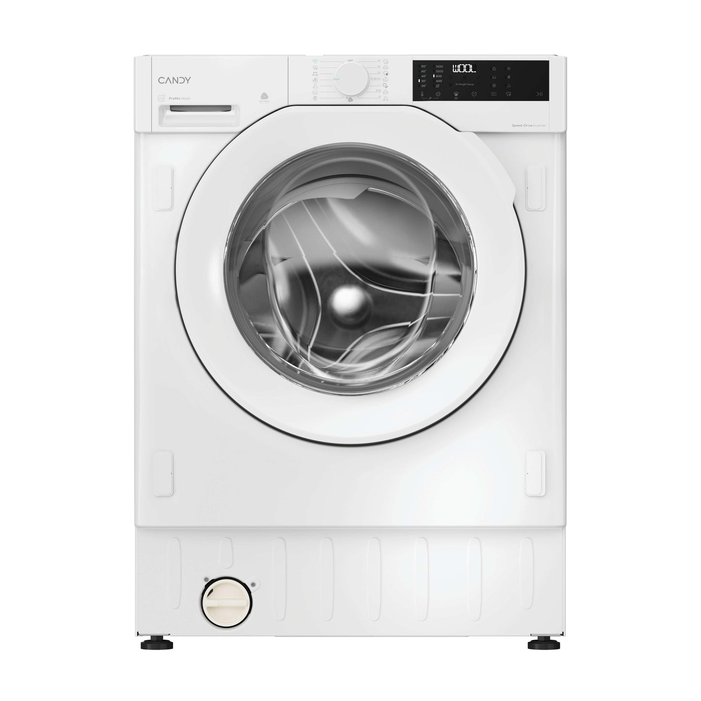 Candy BC4S485M4D8-S lavasciuga Da incasso Caricamento frontale Bianco