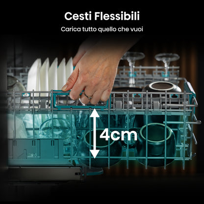 Hisense HV16B lavastoviglie A scomparsa totale 16 coperti