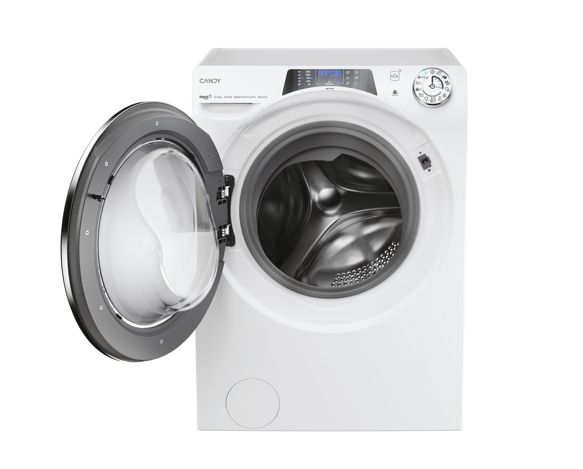 Candy RapidÓ PRO , Lavasciuga 14+9 KG, Classe A, 1400 giri, Bianco, Inverter, Vapore, Wi-Fi, RPW41496BWMBC-S
