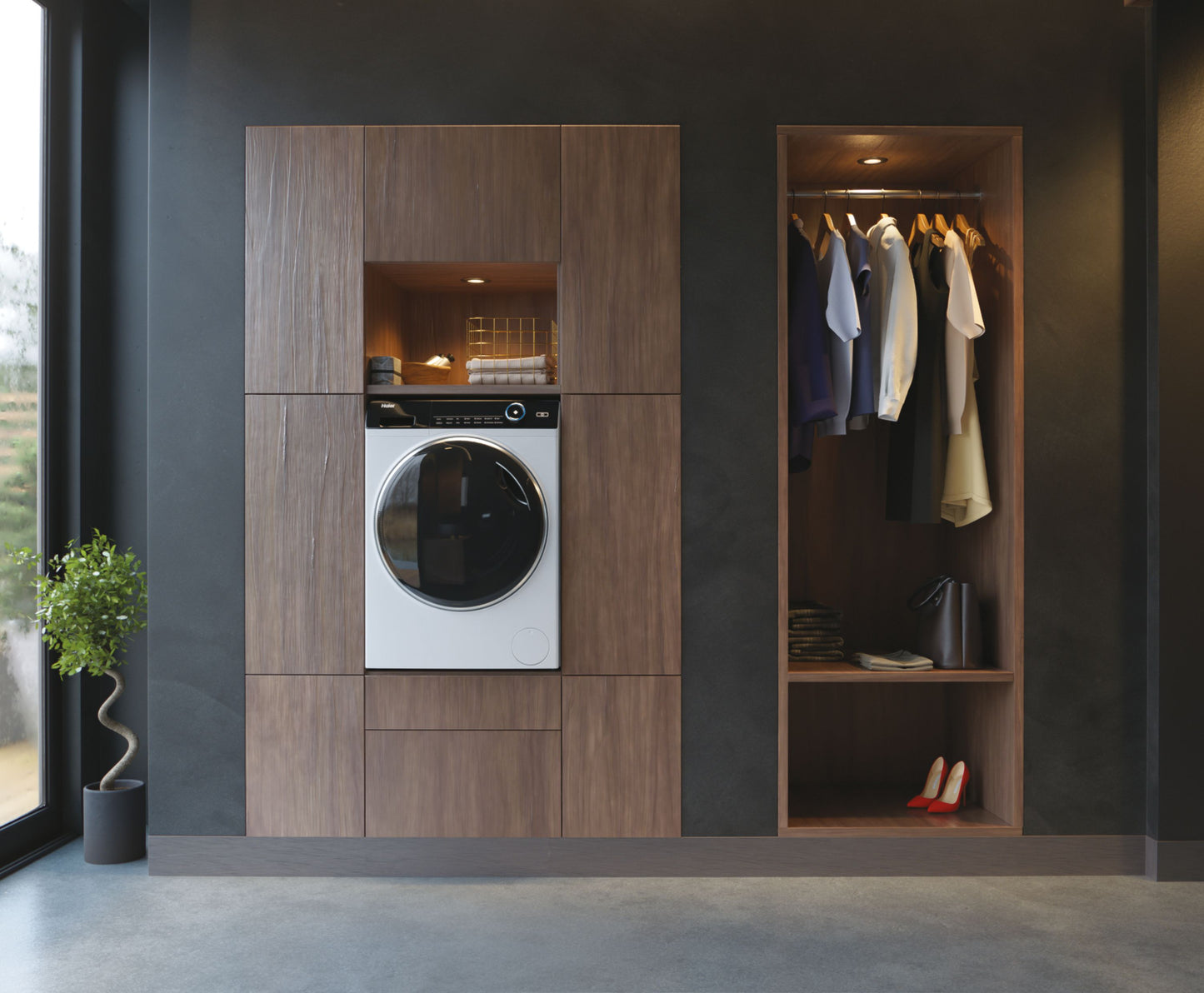 Haier I-Pro Series 7 I-Pro Serie 7, Lavasciuga 12+8 KG, Classe A, 1400 giri, Bianco, Direct Motion, Refresh, HWD120-B14979-S
