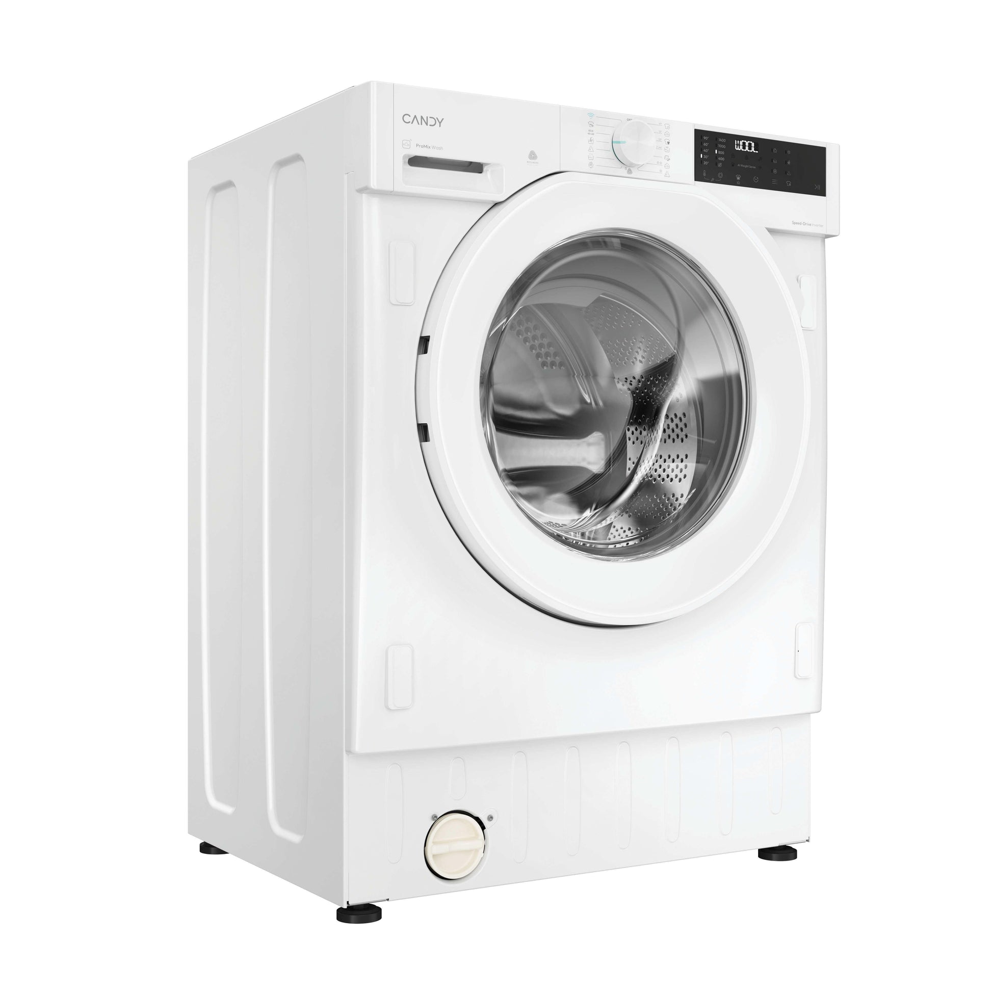 Candy BC4S485M4D8-S lavasciuga Da incasso Caricamento frontale Bianco