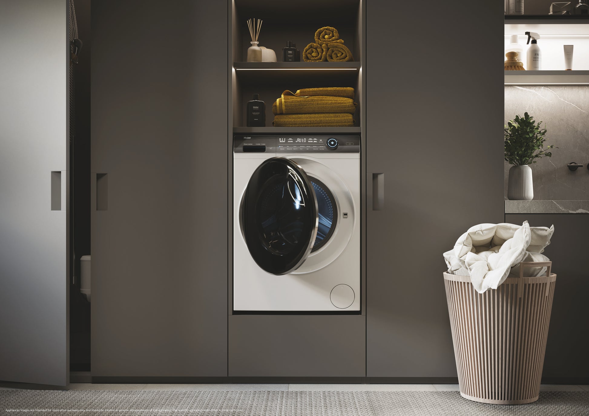 Haier I-Pro Serie 7 Plus, Lavasciuga 9+6 KG, 10% più efficente della classe A, 1400 giri, Bianco, Direct Motion, Refresh, Wi-Fi, HWD90-B14979EUIT