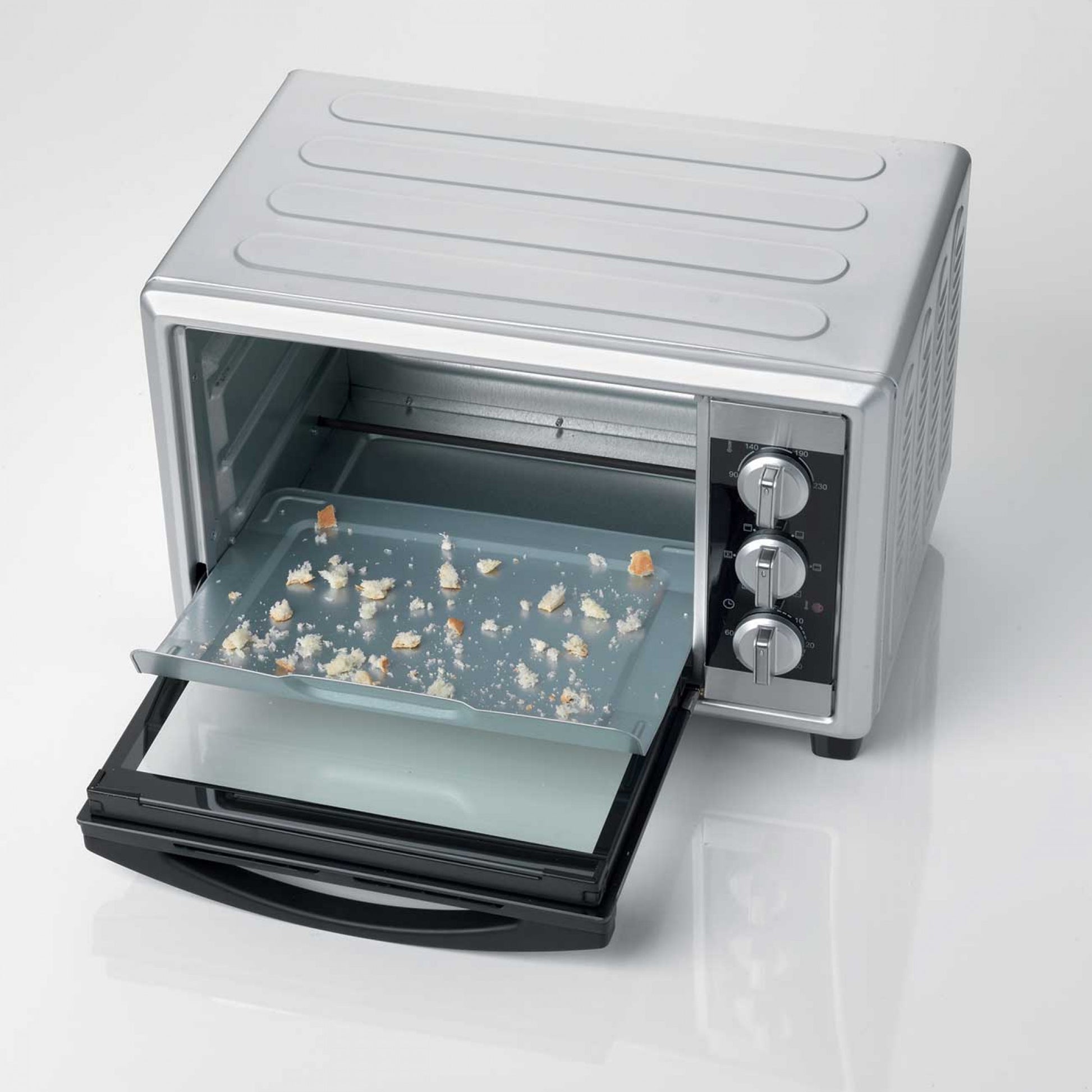 Ariete 984 Forno Elettrico Ventilato 25 litri - Bon Cuisine 250 - Doppio vetro - Temperatura max 230° - 1500 Watt - 6 posizioni cottura - Timer 60’
