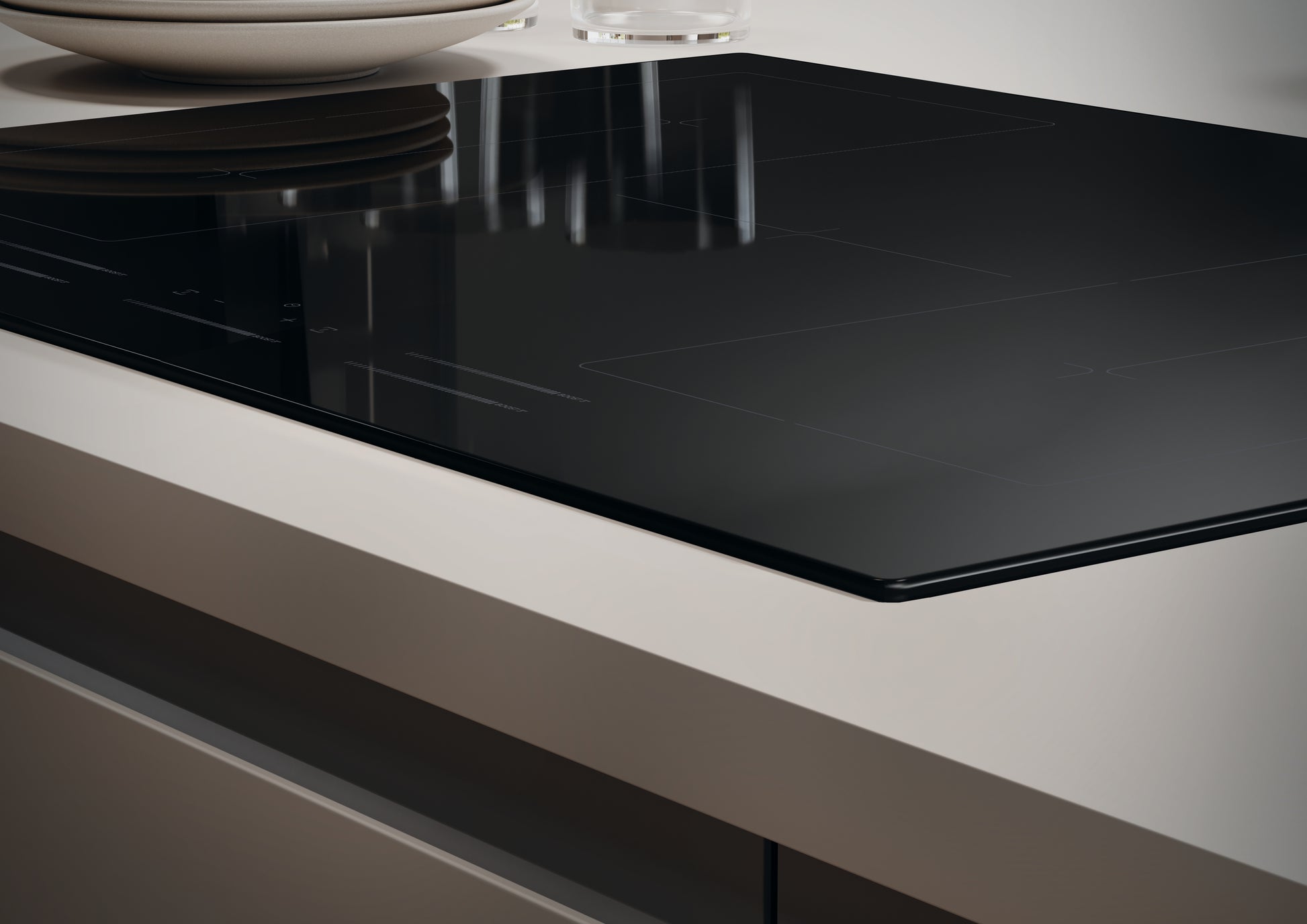 Candy Comfort CIFS85MCTT/1 Nero Da incasso 77 cm Piano cottura a induzione 5 Fornello(i)