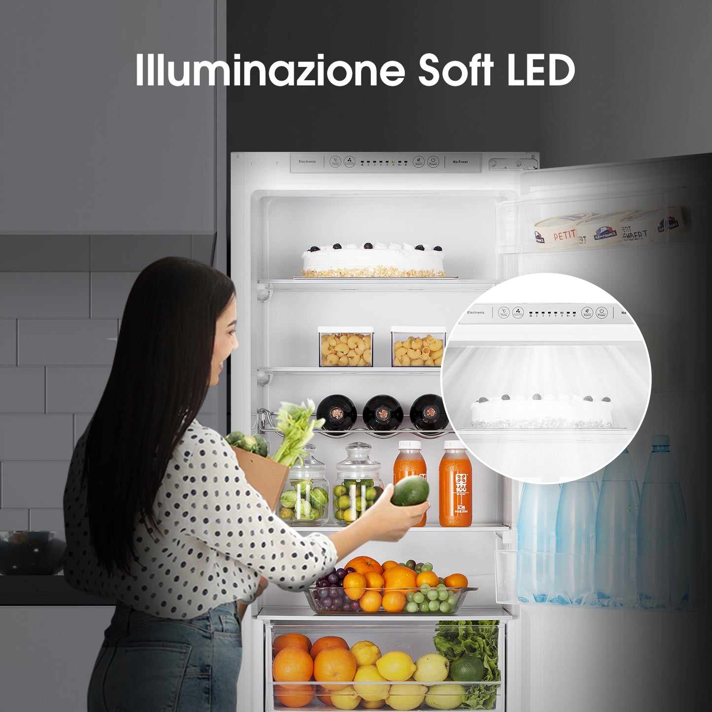 Hisense RIB312F4AWE frigorifero con congelatore Da incasso 246 L Bianco