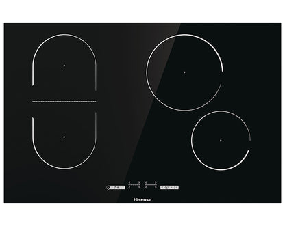 I8433C Piano cottura a induzione 4 zone con 1 Area Bridge Assorbimento massimo 7200W con funzione power Management Vetro ceramica 60cm