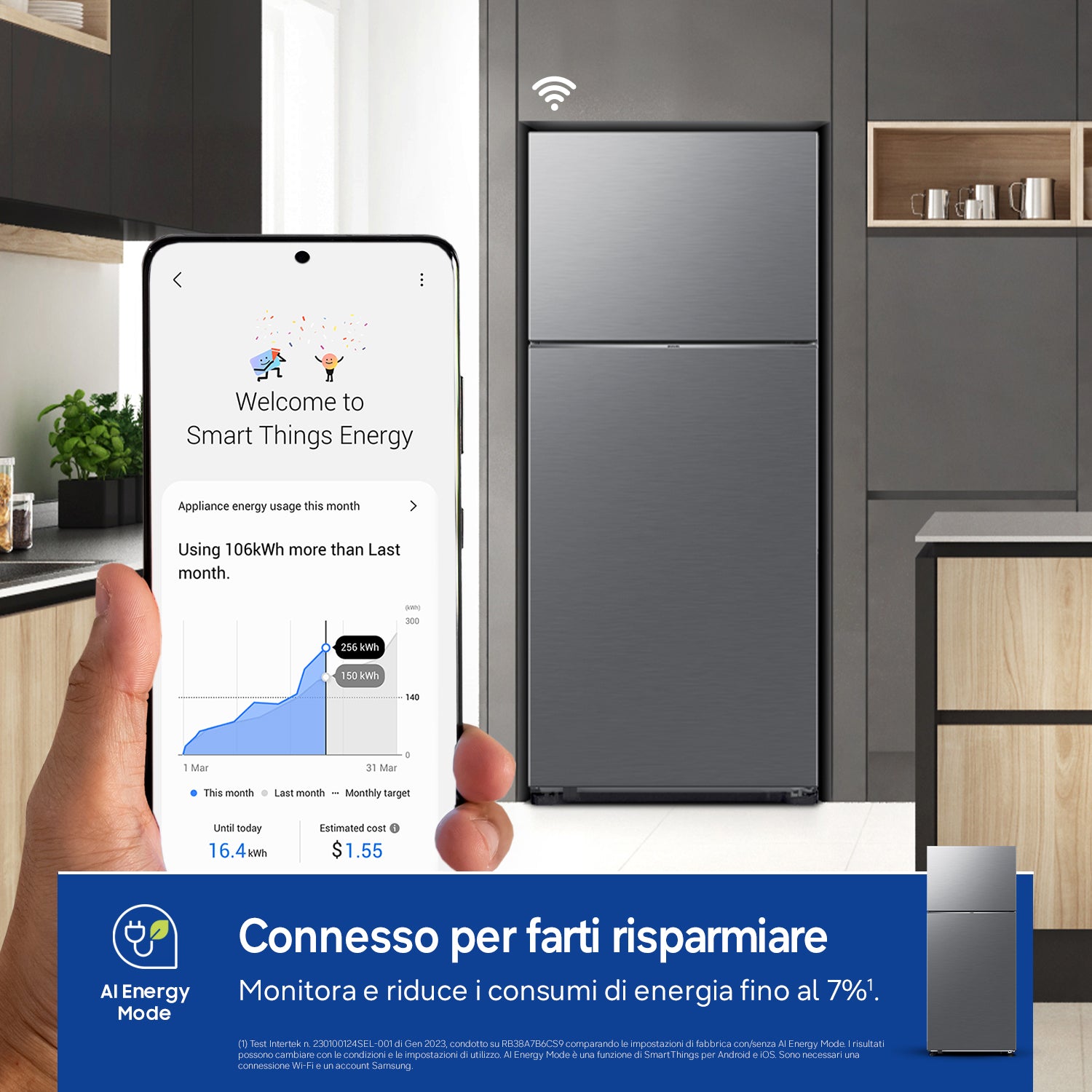 Samsung RT53DG7A14S9 frigorifero con congelatore Libera installazione 530 L Acciaio inox
