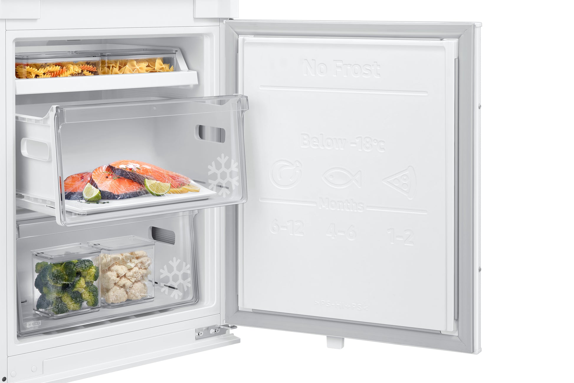 Samsung BRB26703CWW frigorifero F1rst™ Combinato da Incasso con congelatore Total No Frost 1.78m 264 L Classe C