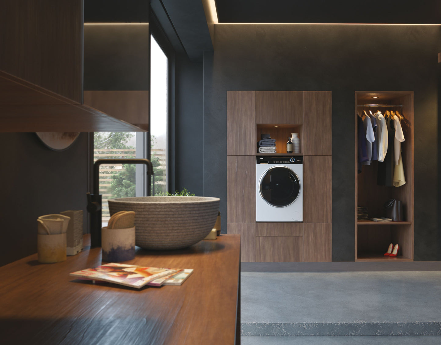 Haier I-Pro Series 7 I-Pro Serie 7, Lavasciuga 12+8 KG, Classe A, 1400 giri, Bianco, Direct Motion, Refresh, HWD120-B14979-S