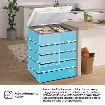 Hisense FT145N1AWE congelatore Congelatore a pozzo Libera installazione 141 L Bianco