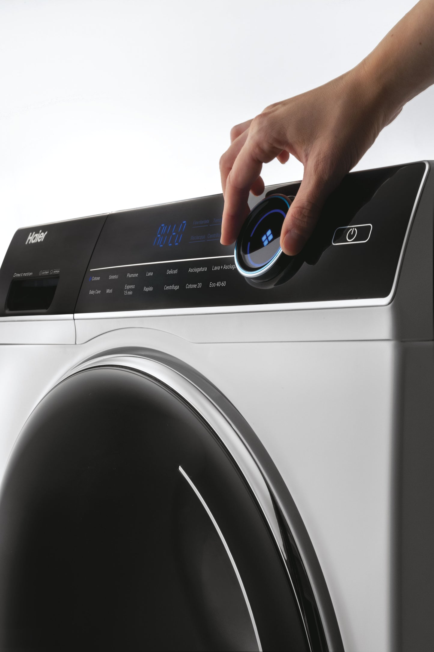 Haier I-Pro Series 7 I-Pro Serie 7, Lavasciuga Slim 8+5 KG, Classe A, 1400 giri, Bianco, Direct Motion, Refresh, HWD80-B14979-IT