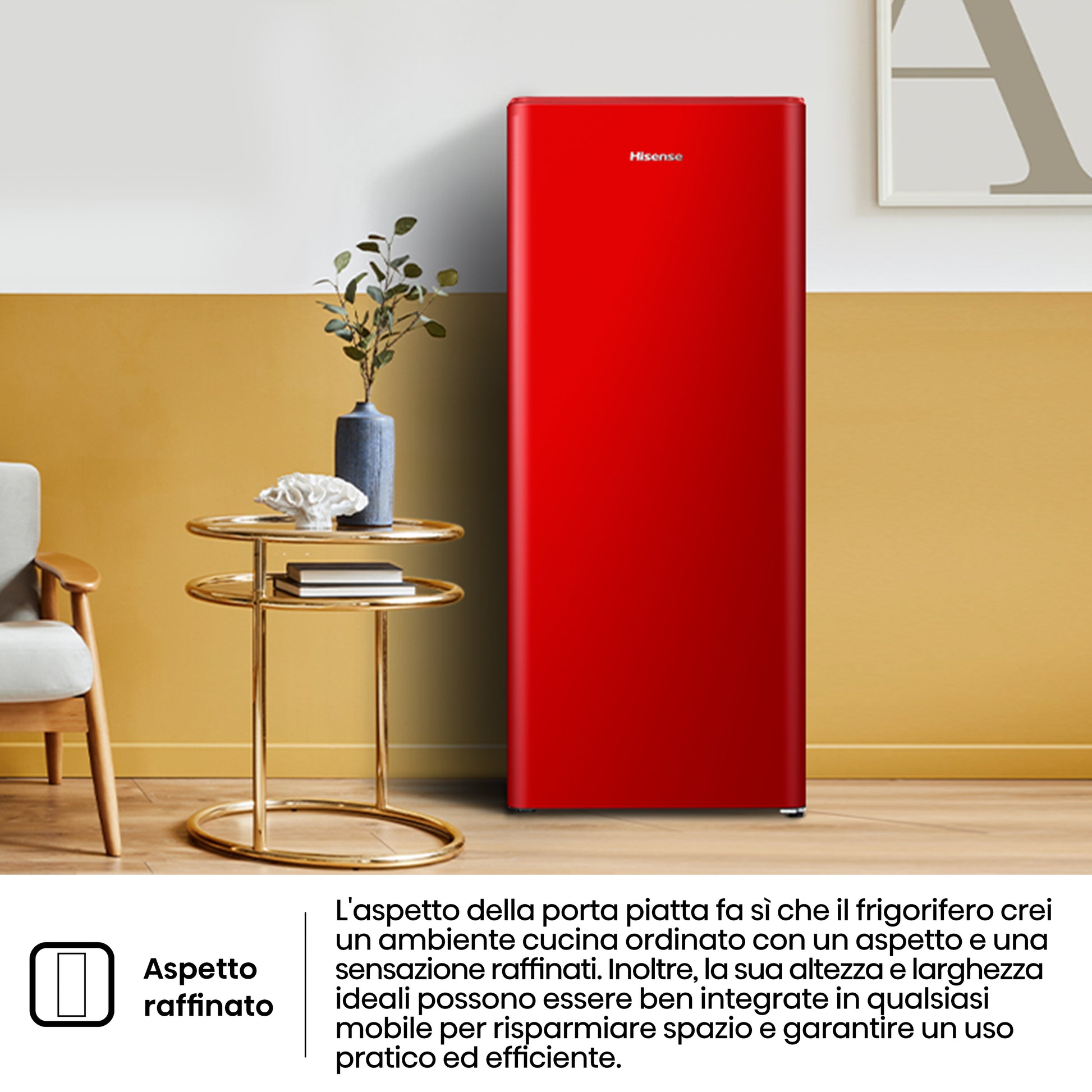 Hisense frigorifero RR220D4ERE libera installazione 165L Classe E