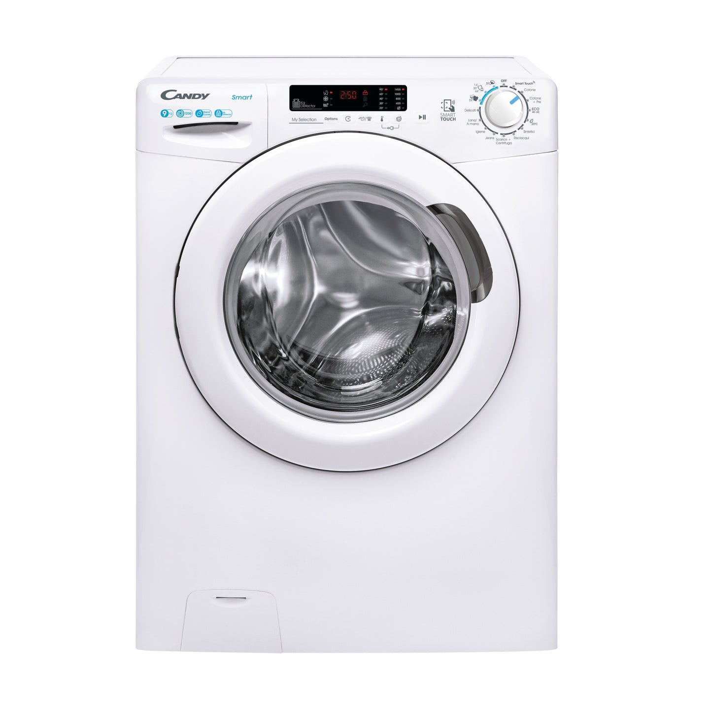 Candy Smart , Lavatrice Carica Frontale 9 KG, Classe B, 1200 giri, Bianco, Wi-Fi, CS1292DW4/1-11
