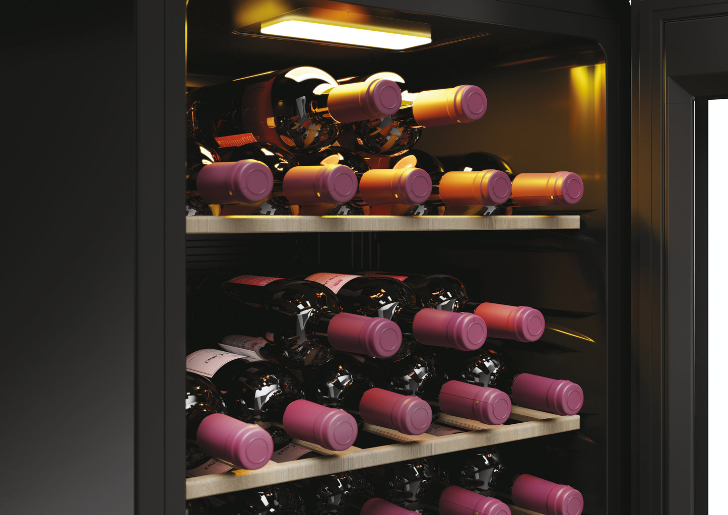 Haier Wine Bank 50 Serie 3 HWS34GGH1 Cantinetta vino con compressore Libera installazione Nero 34 bottiglia/bottiglie