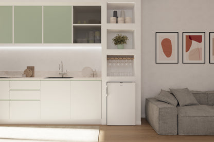 Candy CNUQ2L58EWH Congelatore verticale Libera installazione 90 L Bianco