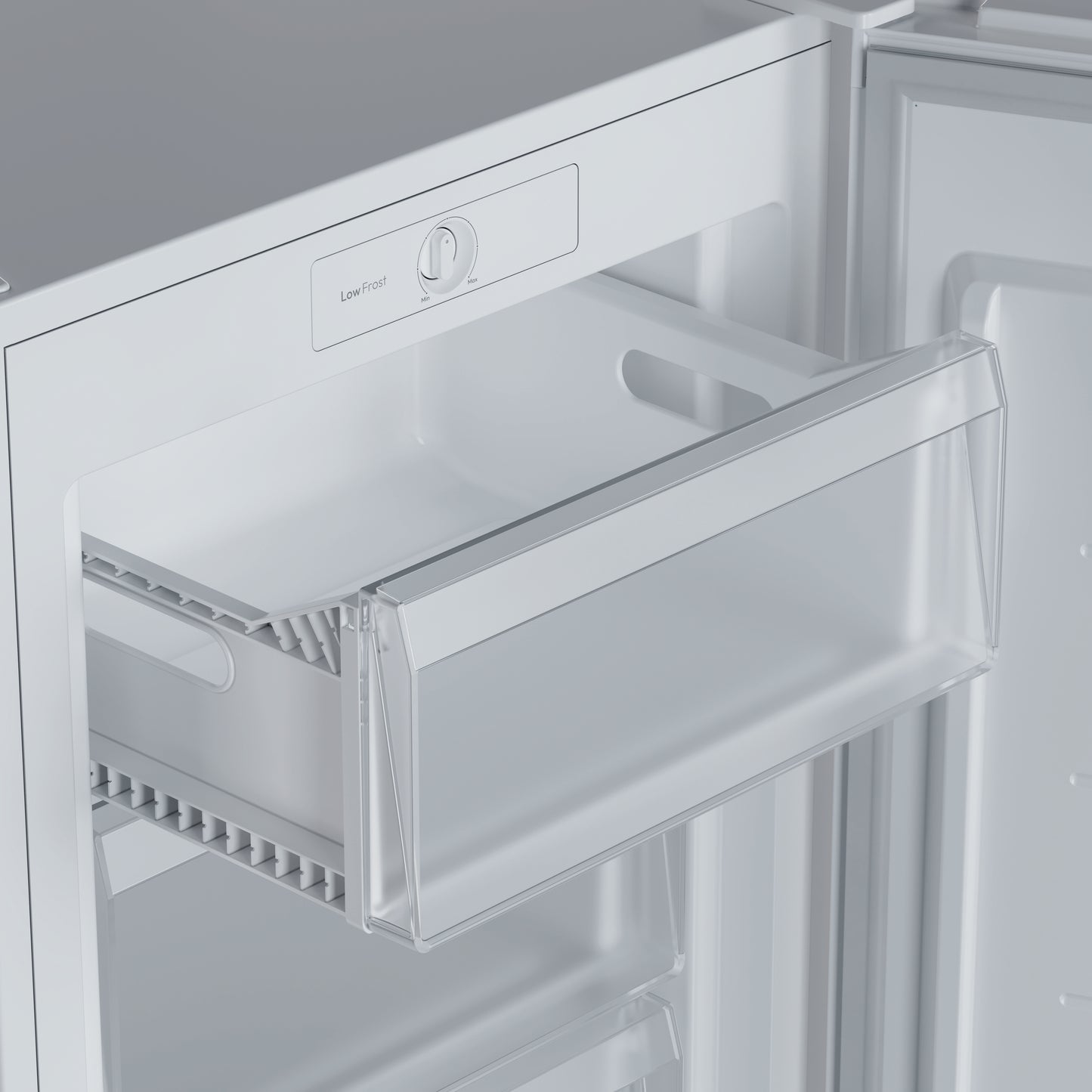 Candy CNUQ2L58EWH Congelatore verticale Libera installazione 90 L Bianco