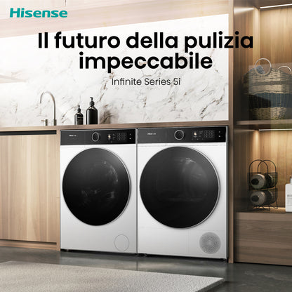 Hisense WF5I8043BWF lavatrice Caricamento frontale 8 kg 1400 Giri/min Bianco