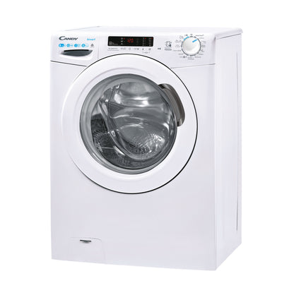 Candy Smart , Lavasciuga Slim 8+5 KG, Classe C, 1400 giri, Bianco, Vapore, Wi-Fi, CSWS4852DW3/1-11