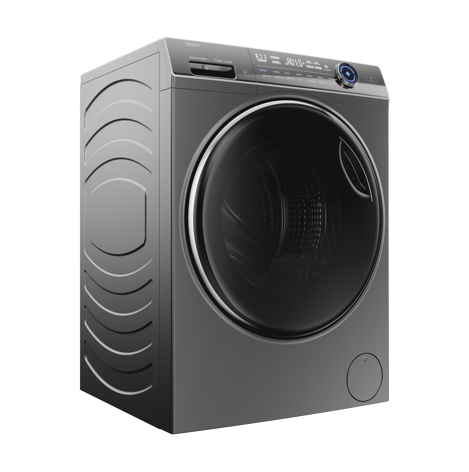 Haier I-Pro Series 7 Plus I-Pro Serie 7 Plus, Lavatrice Carica Frontale 10 KG, Classe A, 1400 giri, Antracite, Direct Motion, Refresh, Wi-Fi, HW100BD14IGISUIT