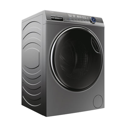 Haier I-Pro Series 7 Plus I-Pro Serie 7 Plus, Lavatrice Carica Frontale 10 KG, Classe A, 1400 giri, Antracite, Direct Motion, Refresh, Wi-Fi, HW100BD14IGISUIT