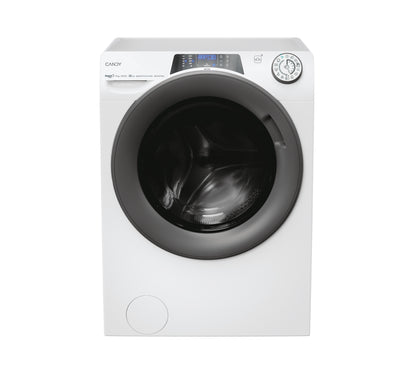 Candy RapidÓ PRO , Lavatrice Carica Frontale 10 KG, 20% più efficente della classe A, 1600 giri, Bianco, Inverter, Vapore, Wi-Fi, RP 6106BWMR8-S