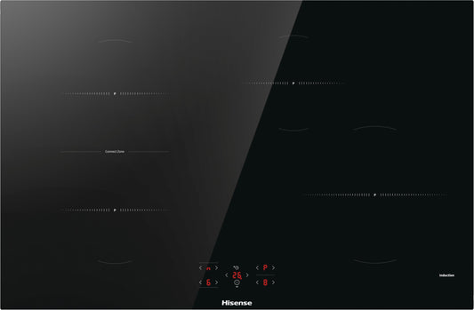 Hisense HI8421BSC Nero Da incasso 80 cm Piano cottura a induzione 4 Fornello(i)