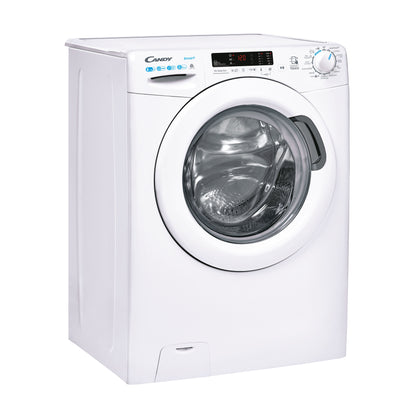 Candy Smart , Lavasciuga Slim 8+5 KG, Classe C, 1400 giri, Bianco, Vapore, Wi-Fi, CSWS4852DW3/1-11