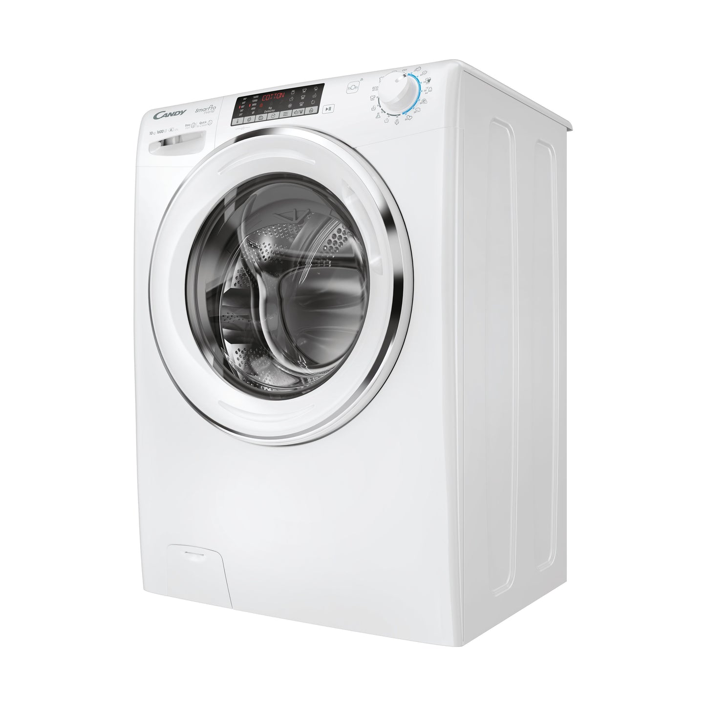 Candy Smart Pro Inverter, Lavatrice Carica Frontale 10 KG, 10% più efficente della classe A, 1600 giri, Bianco, Inverter, Vapore, Wi-Fi, CSO 6106TWMC6/1-S