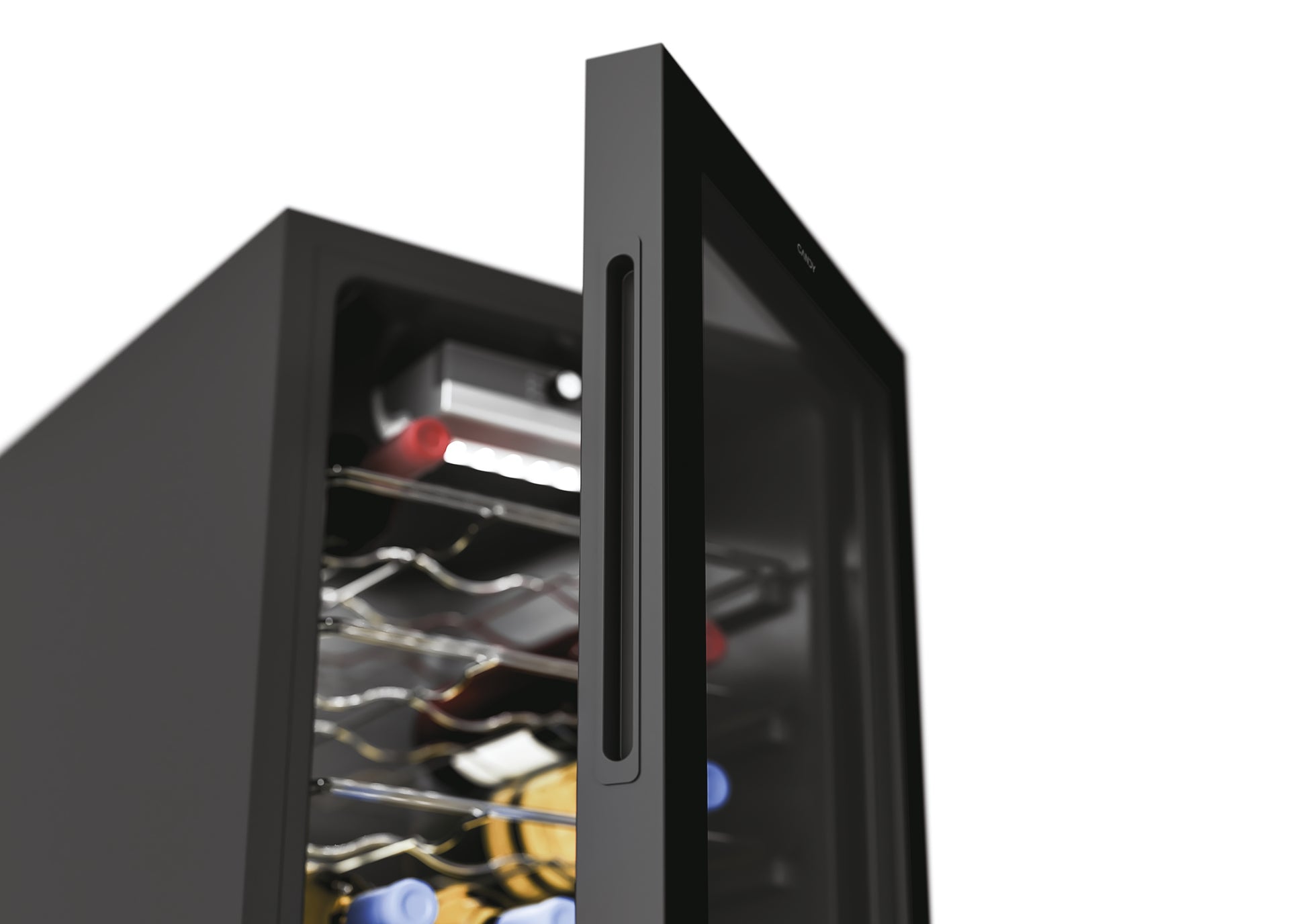 Candy CWC 021 M/NF Cantinetta vino con compressore Libera installazione Nero 21 bottiglia/bottiglie