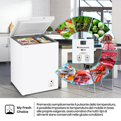 Hisense FT145N1AWE congelatore Congelatore a pozzo Libera installazione 141 L Bianco