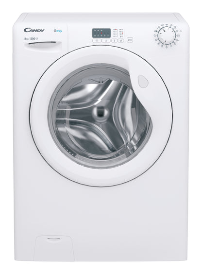 Candy Easy, Lavatrice Carica Frontale 8 KG, Classe B, 1200 giri, Bianco, EY281DW4/1-S